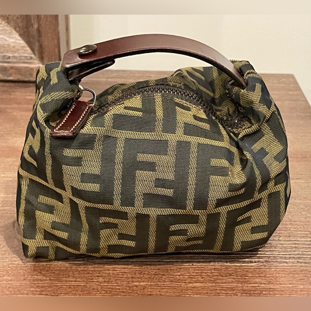 Authentic vintage Fendi mini zucca bag